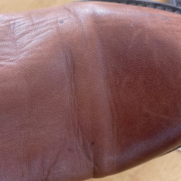 Aldo distressed leather & suede booties Sz 7 - Picture 16 of 16